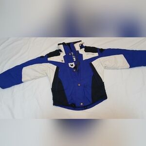 Vintage Blue Couloir Youth Ski Jacket Sz 16 (youth) Or Mens Small
